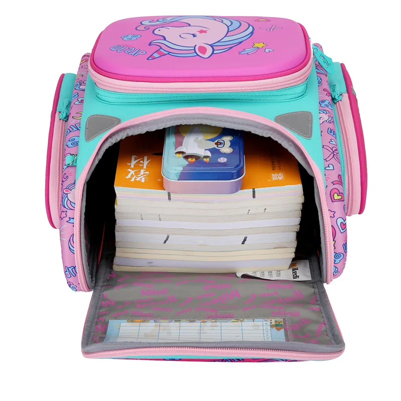 Orthopedic Children School Bags For Boys Top-Quality Primary School Backpacks1-3 grade Kids Backpacks Shell 3D Backpack Girls 6
