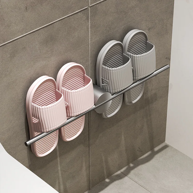 Bathroom Towel Rack Towel Holder Adhesive High quality Wall Mounted Aluminium No Drill hanger Bathroom Accessories