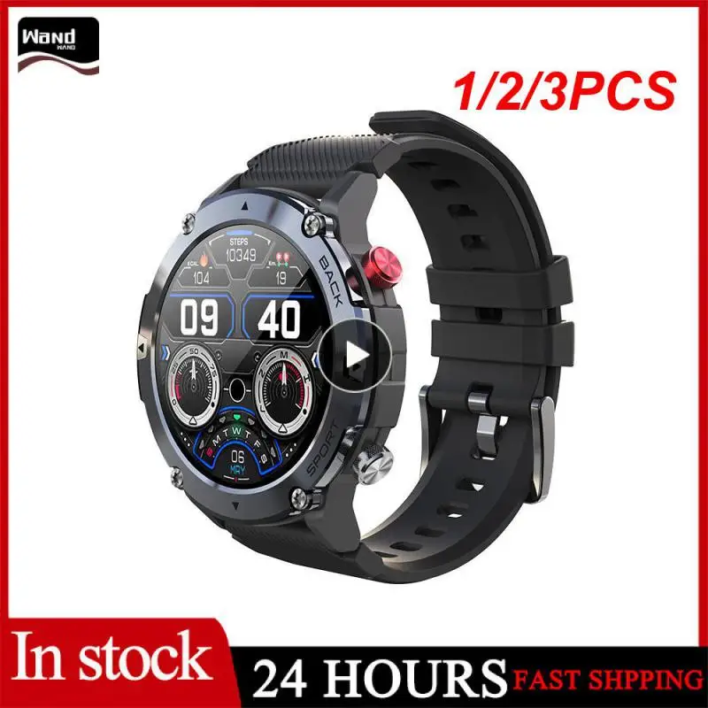 

1/2/3PCS 2022 Outdoor Sports Smart Watch Men's Answer Call IP68 Waterproof Fitness Tracker Dial Call Smartwatch for Android IOS