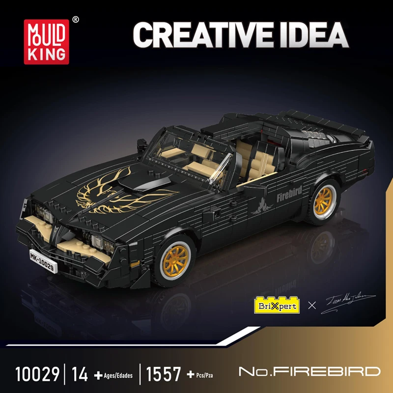 Mould King 10199 GTO Classic Muscle Car Model Set di Costruzioni