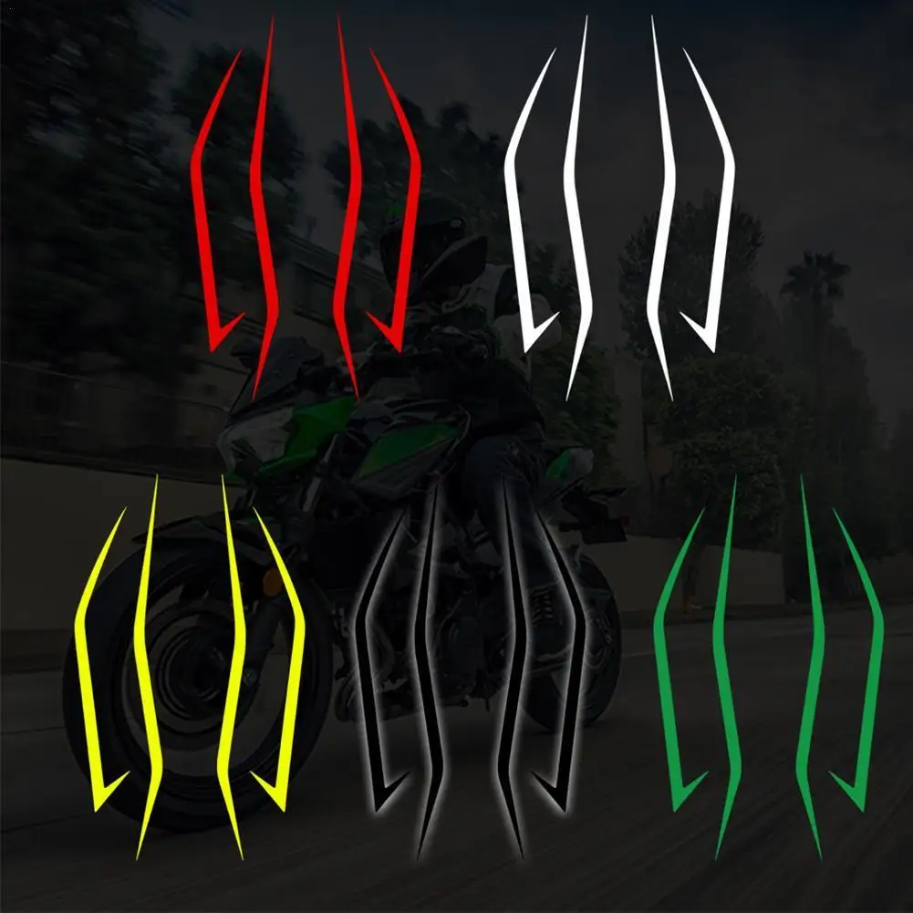 

Motorcycle Fairing Sticker Decoration Luminous Reflective Decals for Kawasaki NINJA400 H2 H2SX Motorcycle Car Decor