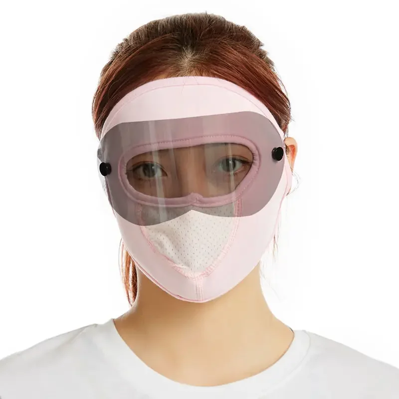 Windproof Anti Dust Face Mask Men Women's Motorcycle Riding Warm Ski Mask Polar Fleece Face Shield HD GOGGLES ANTI FOG Hood Caps