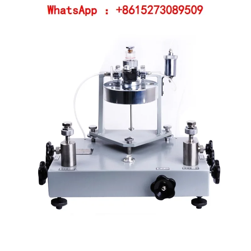 

Pressure calibration device for piston pressure gauge and pressure transmitter