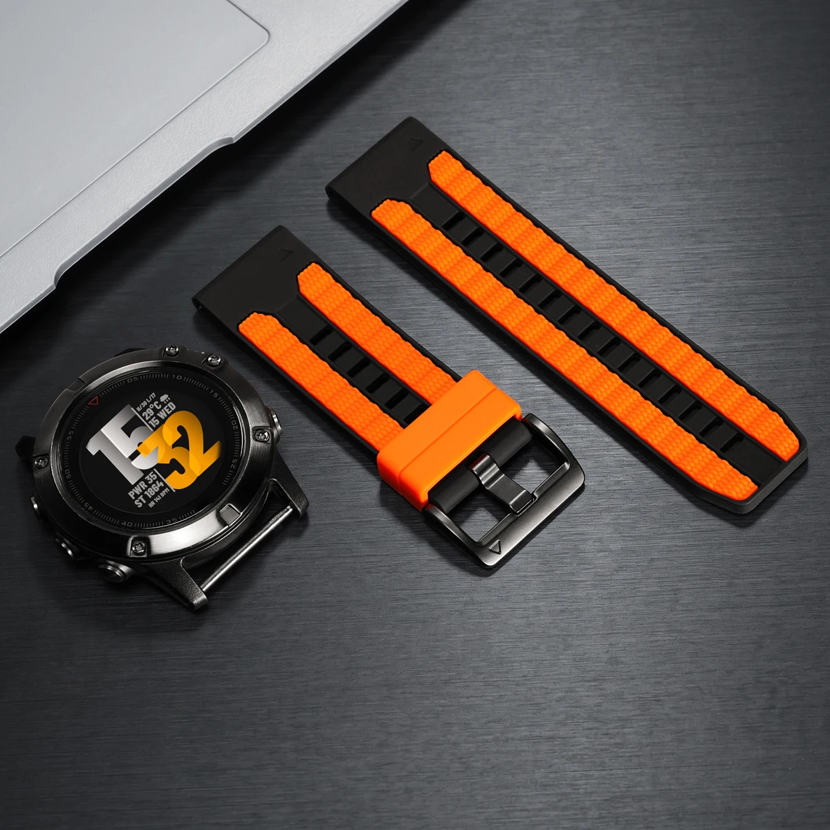 Universal QuickFit Silicone Strap - 22mm/26mm Bracelet Watchband