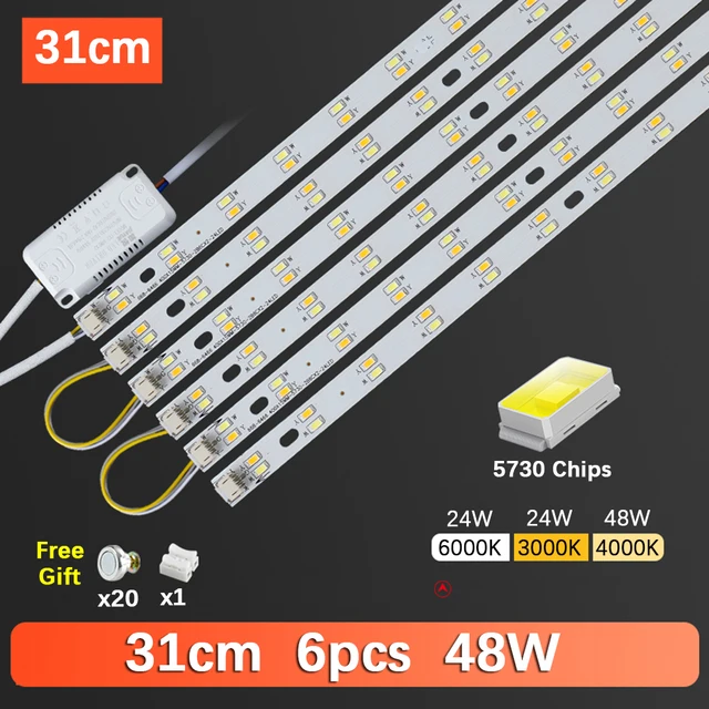 31cm 6pcs 48W