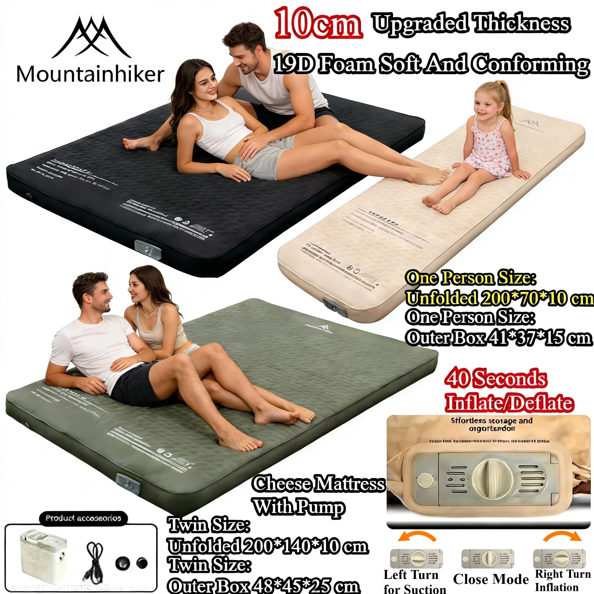 10cm Self Inflating Sleeping Pad 1