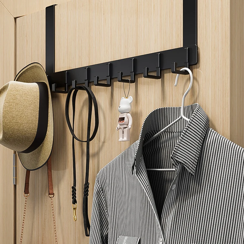Door Behind Hook Storage Wall Hanging Clothes Spoon Holder For Kitchen Towel Hook Kitchen Accessories Cabinet Storage