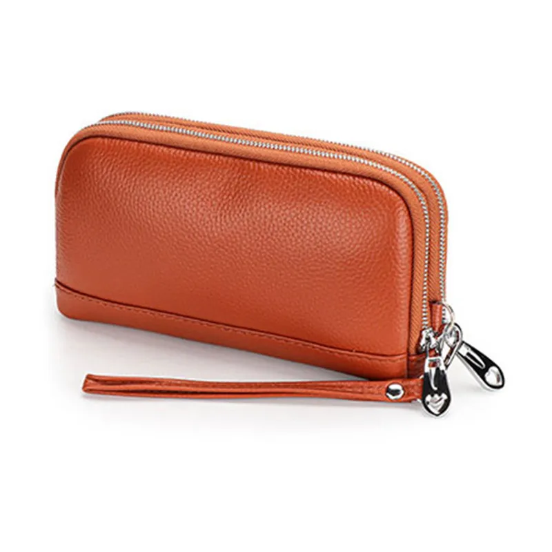 

Large Capacity Zipper Multifunctional Leather clutch bag