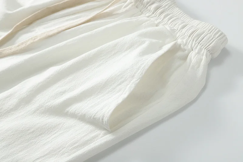 Summer men shirt 5XL 6XL 7XL 8XL 9XL Bust 155cm plus size linen large size shirt with pants men 5 colors linen shirt