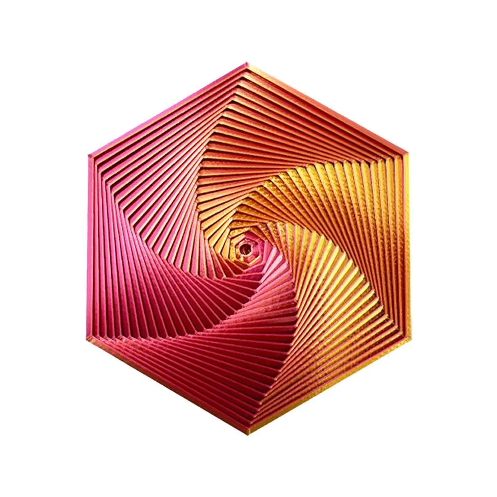 3d Printed Hexagonal Decompression Toys For Gift Anti Anxiety Stress Relief Fidget Toys Hexagon Fractal Fidget Hexagon