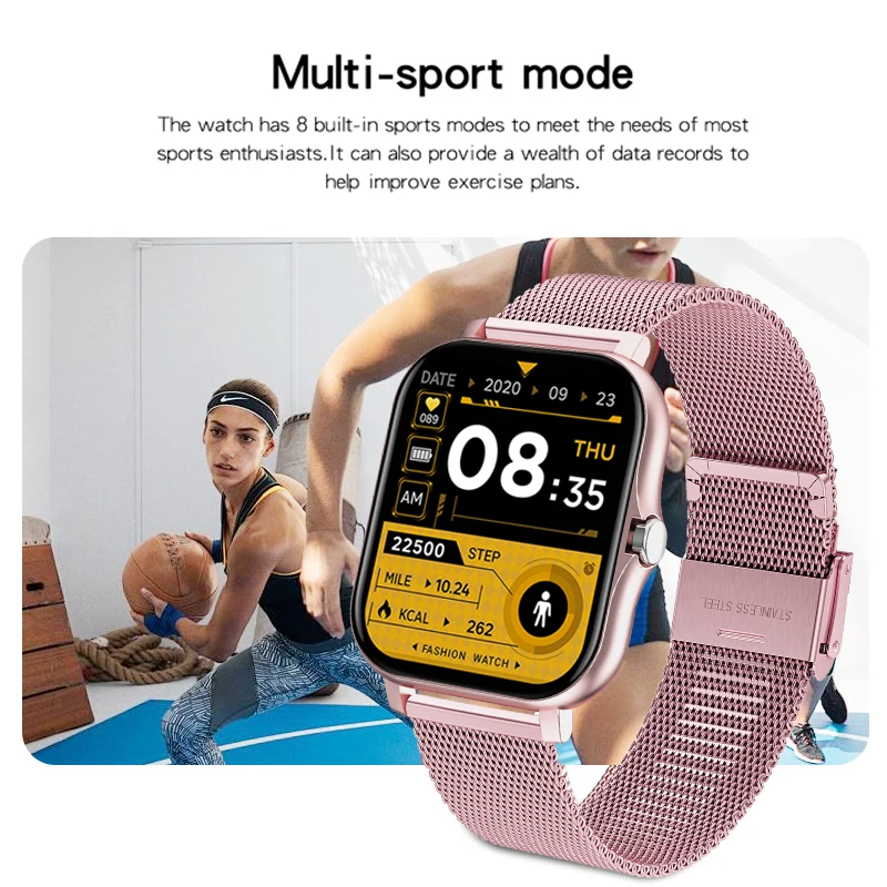LIGE Smart Watch Women Bluetooth Call Watch Fitness Tracker Waterproof Sport Smart Clock Fashion Ladies Men Smartwatch Woman smart watch