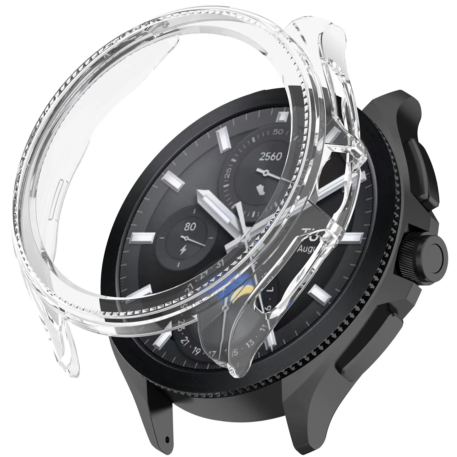 Durable Protective Shell Frame Cover for Smart Watch - Lightweight, Hollow Design, PC Bumper Accessories