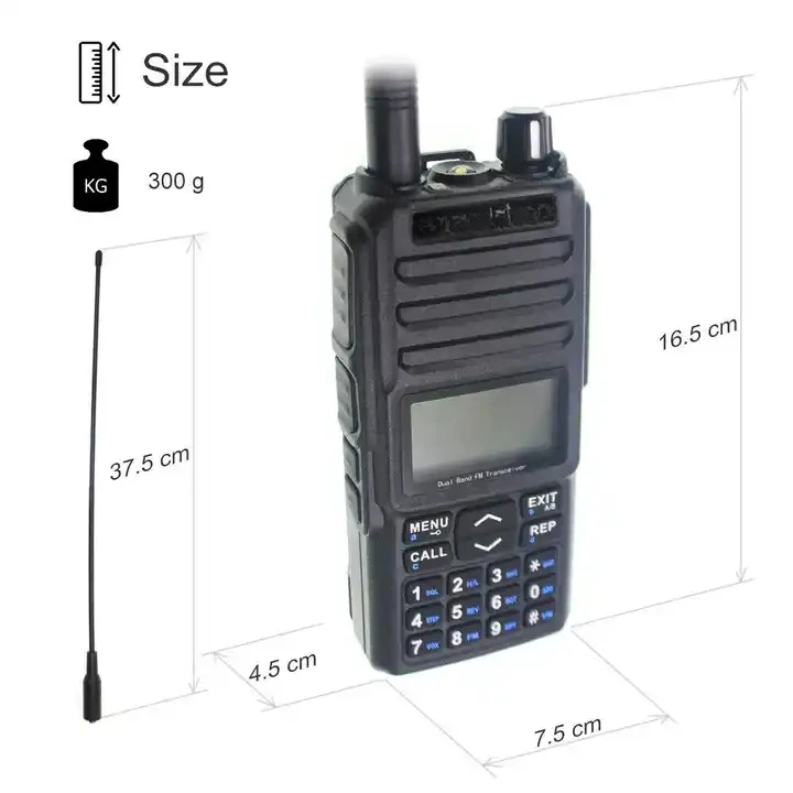 Фото Новинка LEIXEN UV-25D 25 Вт Двухдиапазонная портативная рация 136-174 и 400-480 МГц Радиостанция 15 км №2