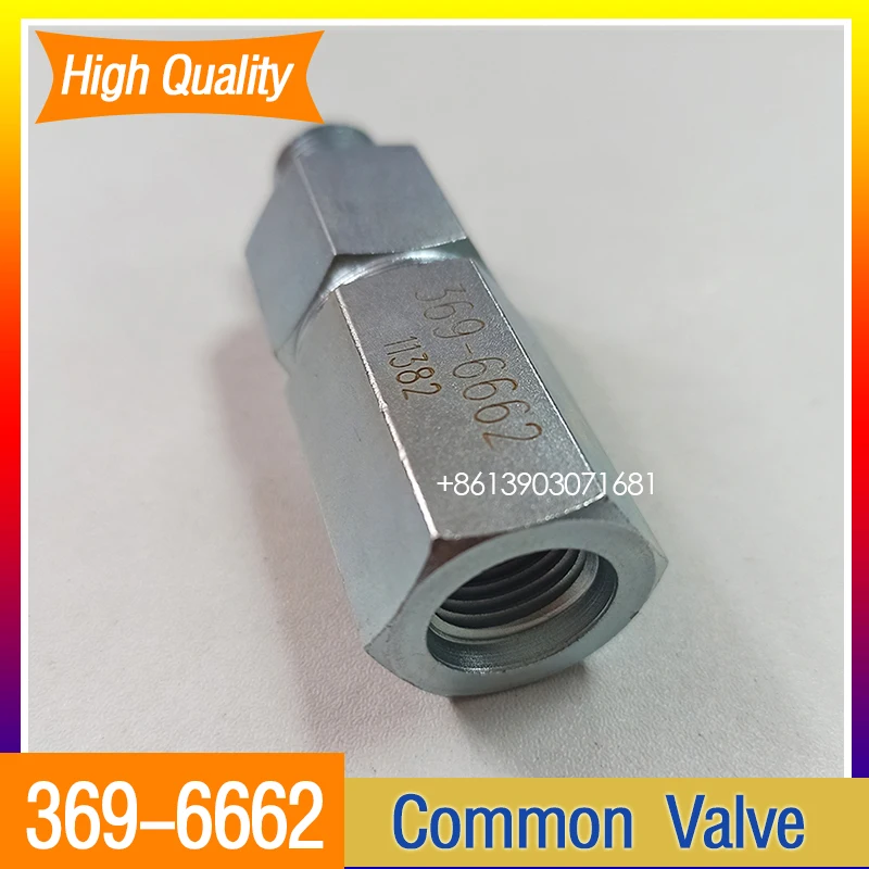 For Cartepilar 330D E336D C9 Diesel Oil Return Pressure Valve 3696662 Check Valve 369-6662 Excavator Accessories