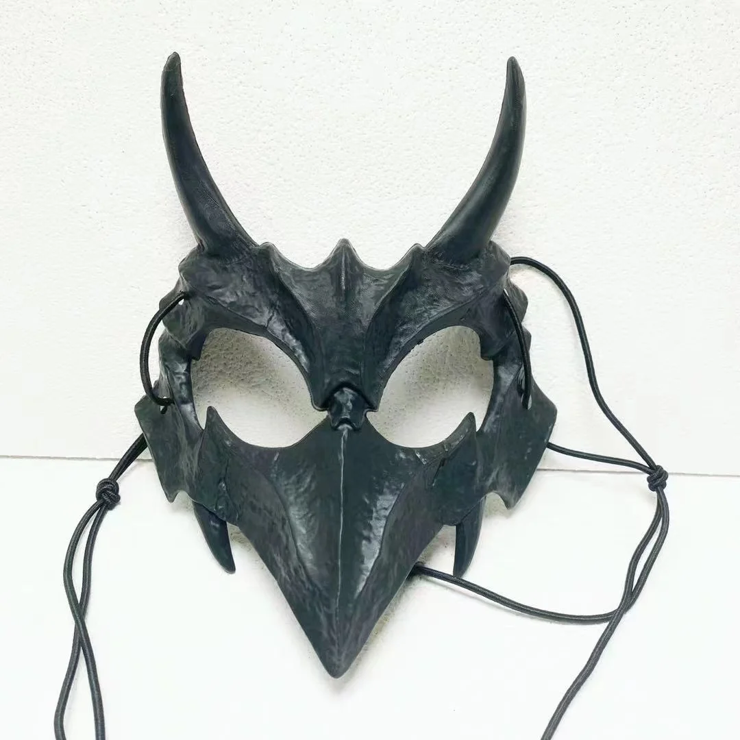 Buy Wholesale China Half Face Mask Cosplay Animal Skeleton Mask Unisex  Halloween Masquerade Carnival Party Props & Halloween Masks at USD 0.45