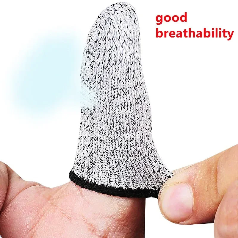 Finger Cots Thumb Protector Anti-Cut Fingertips Finger Sleeve Flexible Resistant Protection Cots 1/5/10Pcs finger guard finger protector thumb brace