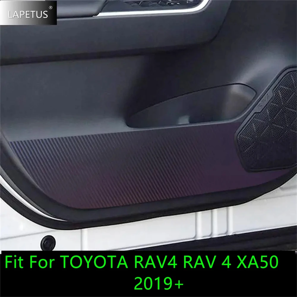 

Car Side Door Anti Kick Pad Edge Film Carbon Fiber Sticker Protection Accessories Interior For TOYOTA RAV4 RAV 4 XA50 2019 -2023