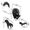 HOT Xenomorph Head Wall Art - 4Pcs/set Giant Alien Xenomoprh - Xenomorph Mask- Facehugger Mask - Towel Rack Hooks 6