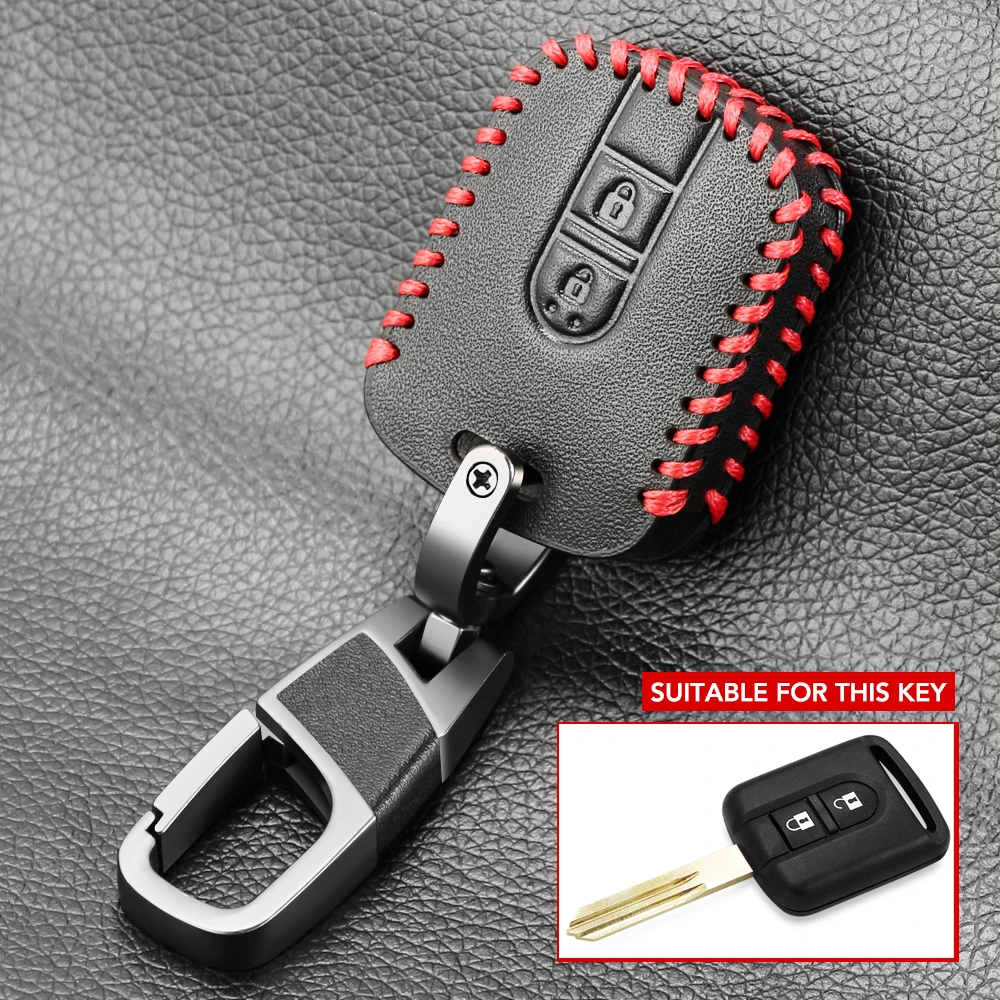 New Design Leather Car Remote Key Cover Case for Nissan Qashqai J10 J11 X-Trail t31 t32 kicks Tiida Pathfinder Murano Note Juke key case key case cover remote control case cover