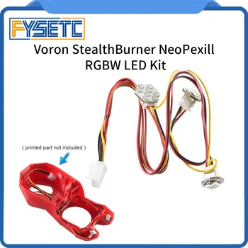 FYSETC NeoPexill 미니 단추 PCB LED 보론 SB 압출기, 보론 2.4 트라이던트 스텔스버너 압출기용 LED 조명, RGBW