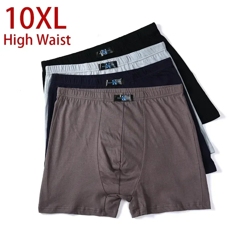 

Man Boxers Shorts Cotton Size 4pcs Panties Underwear Large Men Intimate Male Breathable Solid Underpants Men's Boxer