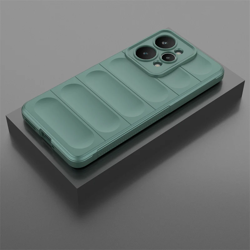 Durable Shockproof Plain Rubber Phone Case Cover