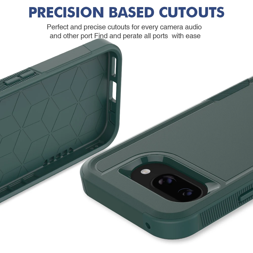 Dual-Layer Heavy Duty Armor Shockproof Dust-Proof Rugged Protective Case - PC + TPU