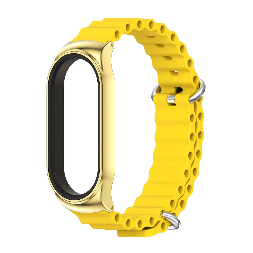 Premium PU Leather Wristband and Metal Bracelet