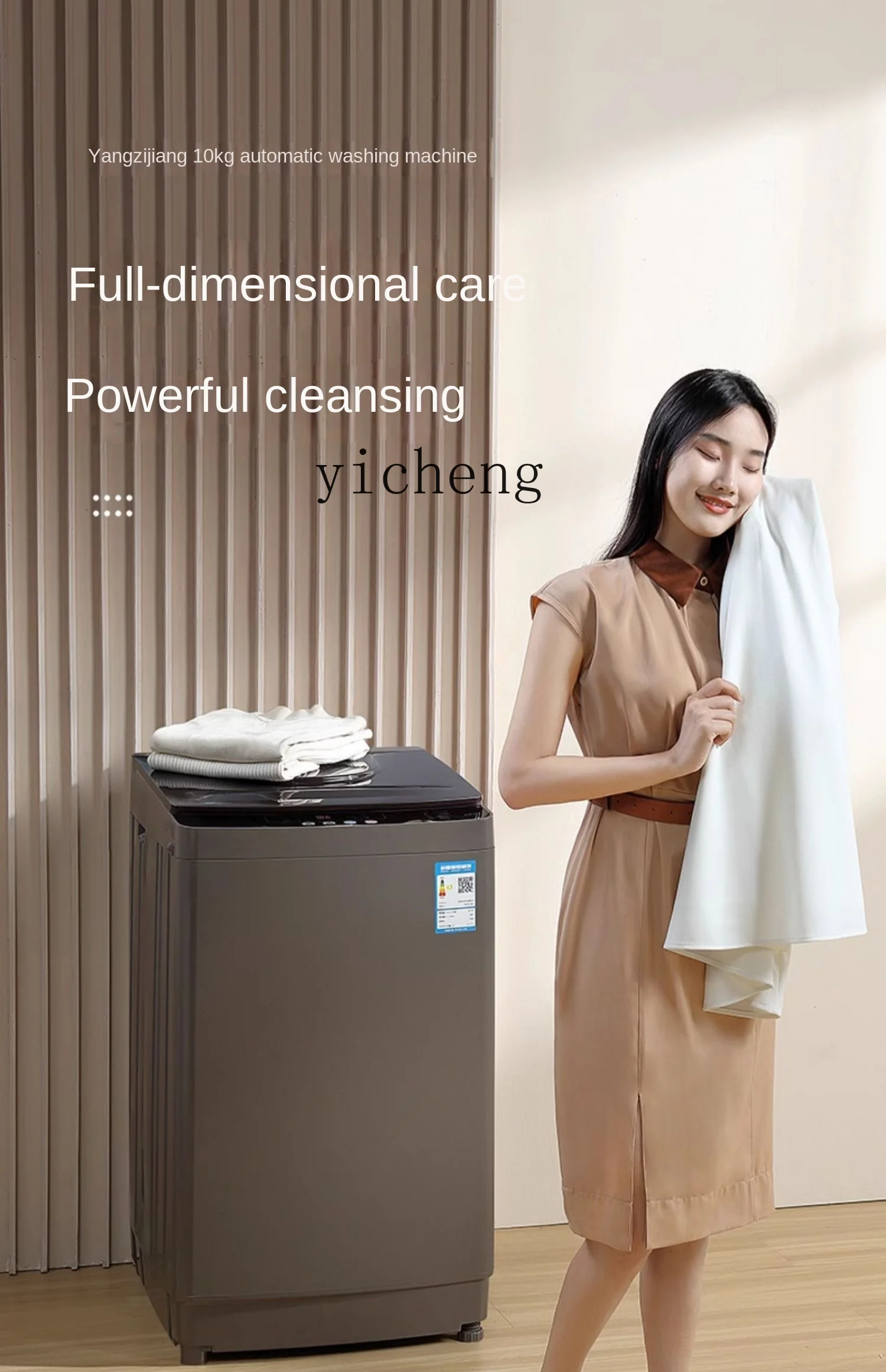 ZF Washing Machine Automatic Household Impeller Small for Dormitory Drying and Washing Integrated 5