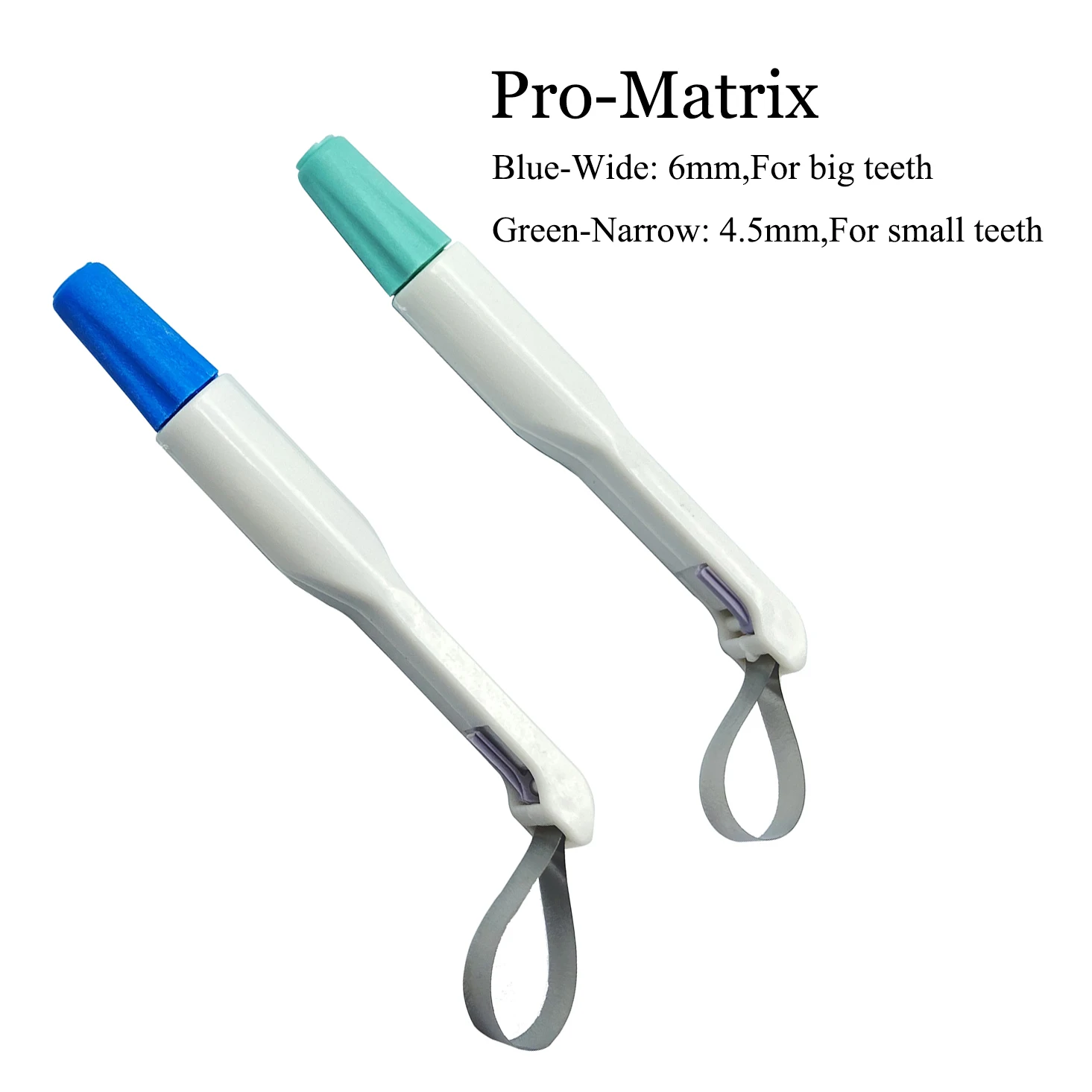 10pcs Dental Pro Matrix Bands Sectional Contoured Matrices Ring System