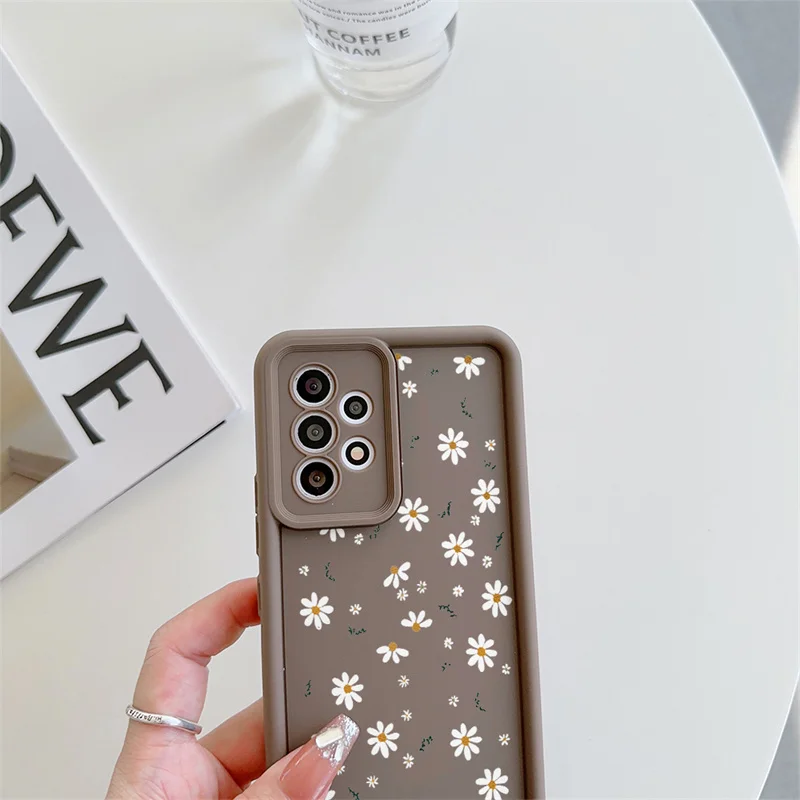 Silicone Art Flower Cartoon Shell Phone Case