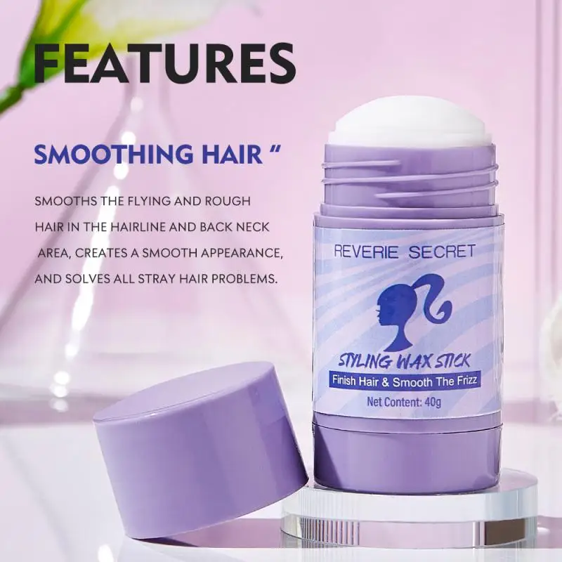 Solid Styling Hair Wax Stick Balsamo Per La Finitura Dei Capelli Frantumati Long Styling Hair Finishing Stick Styling Balm Trucco All'Ingrosso