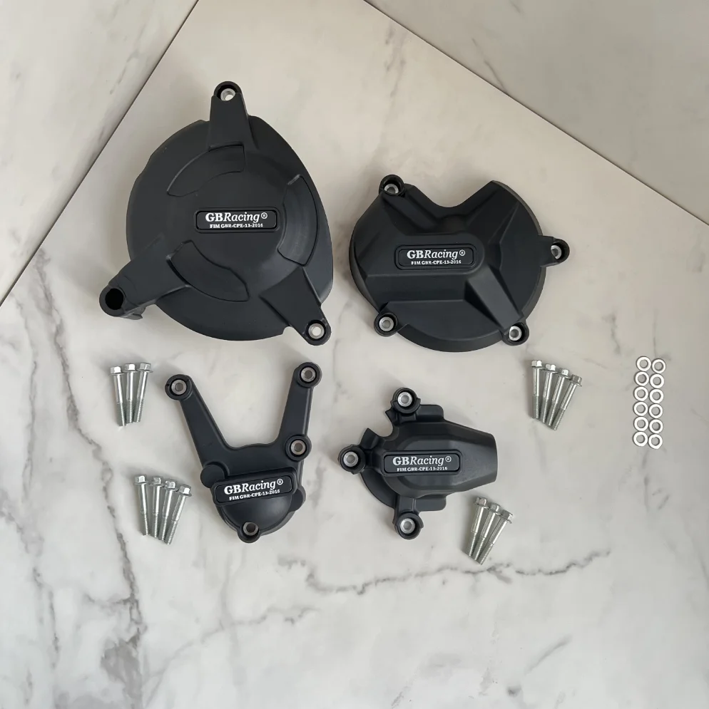 Motorcycle Engine Cover Engine Cover Protector Engine Guard FOR BMW S1000R 2009-& S1000RR 2009-& HP4 Engine Protective Cover carbon-look