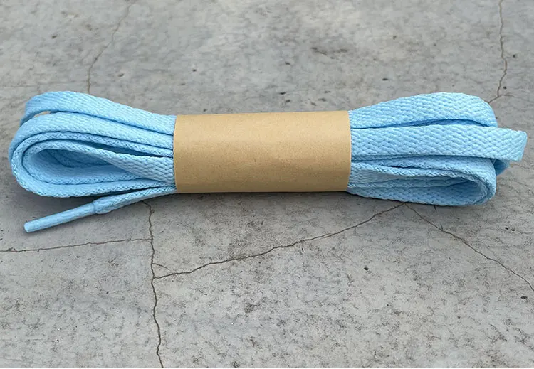 HIBERNI flache elastische Schnürsenkel für Nike/Arcteryx 100120140 cmHellblau/MarineblauSneaker/Canvas/SportschuheSchnürsenkel (langlebig, rutschfest) – Detail 20