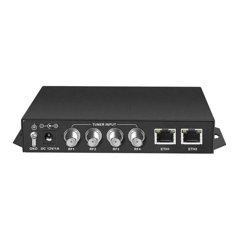 Фото Профессиональный приемник yyhc4 Ch DVBS S2 тюнер для IP IRD DVB headend спутниковый приемник №4