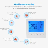 Digital Smart Thermostat Programmable Gas Boiler Heating Temperature Regulator Hand Controller Battery Thermostat with Kid Lock - Image 5