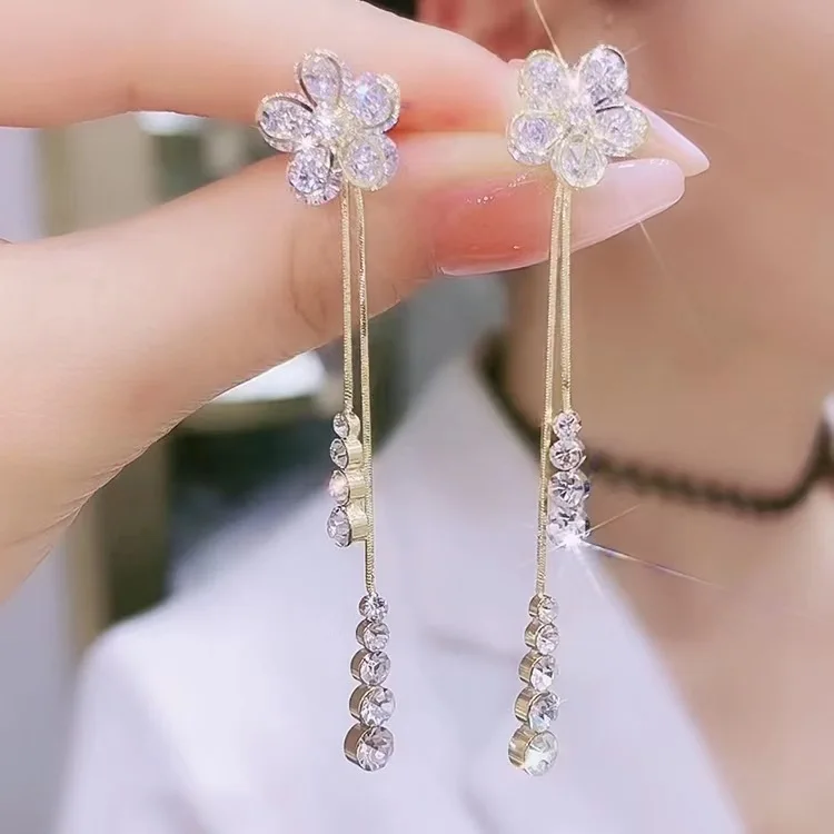 long design earrings