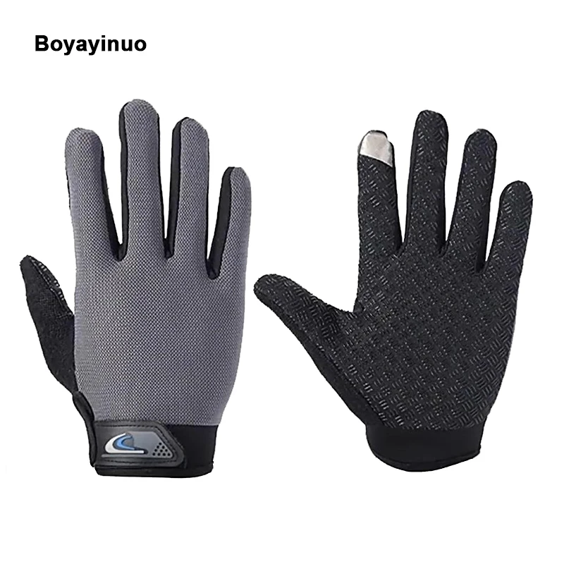 

Перчатки для велоспорта, мотоциклетные митенки с пальцами, с сенсорным экраном, для велоспорта, занятий в спортзале, летние, для рыбалки, скалолазания