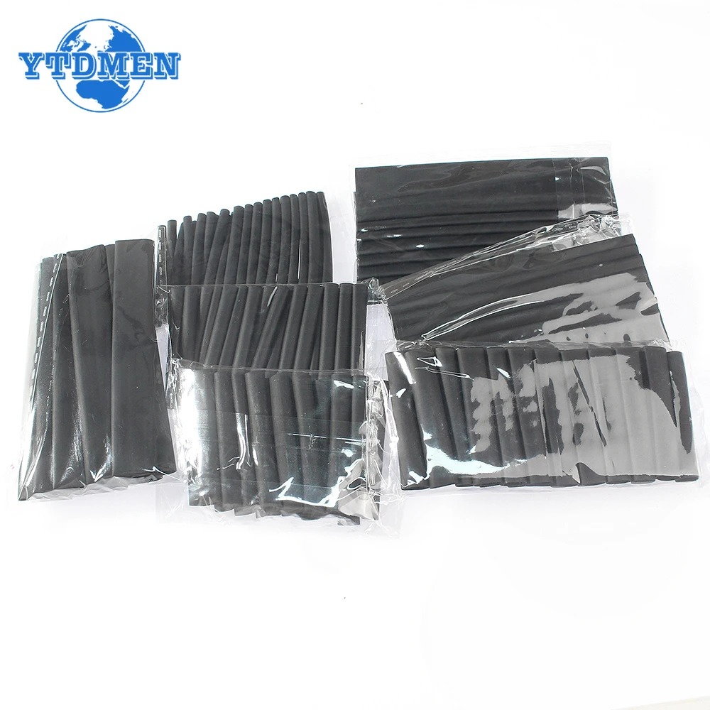 Heat Shrink Tubing 127pcs 2:1 Thermoresistant Car Cable Insulation Polyolefin