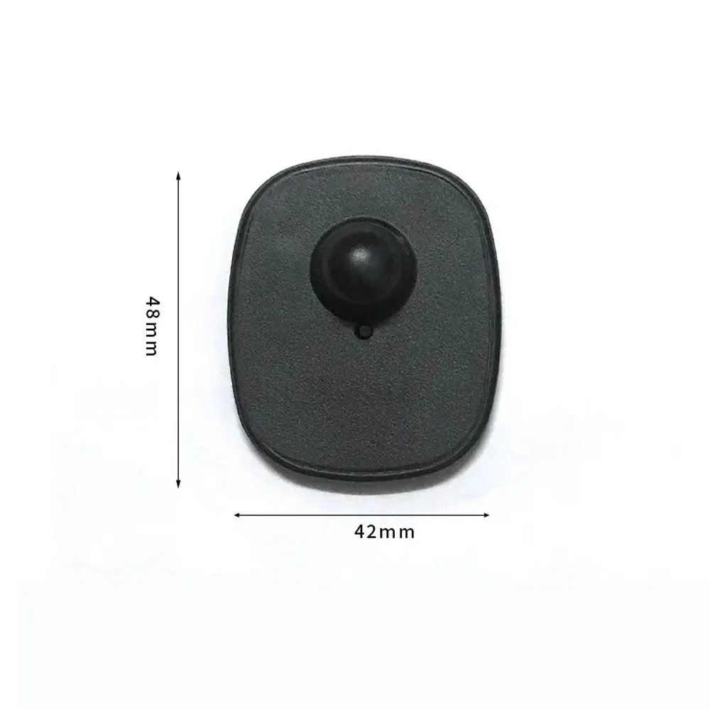 Security Tag Accessory 5pcs/Lot RF ABS Clothing Anti-lost Label Magnetic Button Small Square Anti-theft Fastener Hard Tag Security Buckle EAS