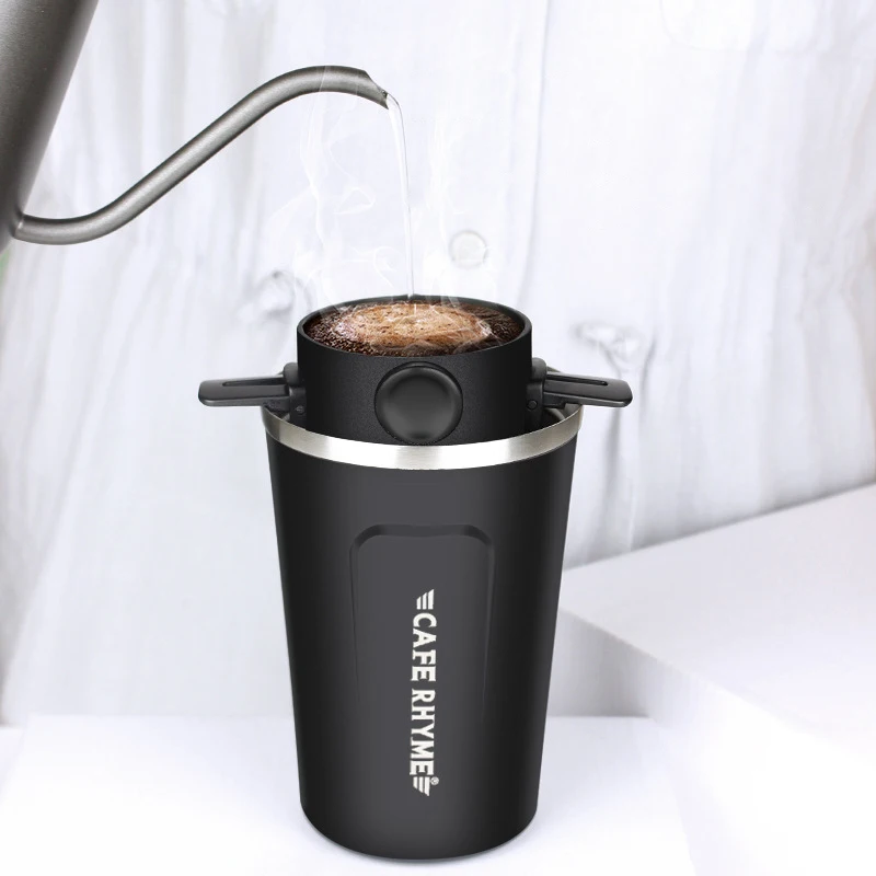 Coffee Filter Portable Foldable Stainless Steel Drip Coffee Tea Holder Easy Clean Reusable Paperless Pour Over Dripper