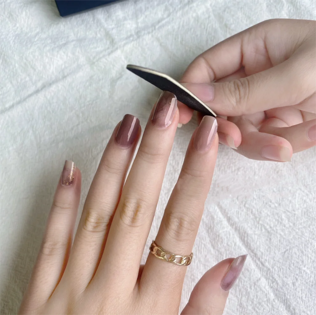 Nail Stickers UV Semi-Cured Gel Nail Wraps Strips French Long Lasting Full Cover LED Gel Semi Cured Nail Sliders For Extension