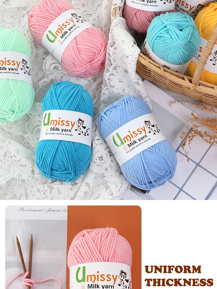10pcs Milk Cotton Knitting Yarn Soft Warm Baby Yarn for Hand Knitting  Supplies 500g/Set - Price history & Review, AliExpress Seller - You-Me  Store