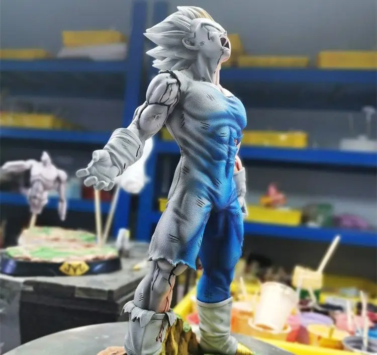 

25cm Anime Dragon Ball Z Majin Vegeta Self-Destruct Vegeta Gk Statue Pvc Action Figure Collection Model Toy For Children Gifts
