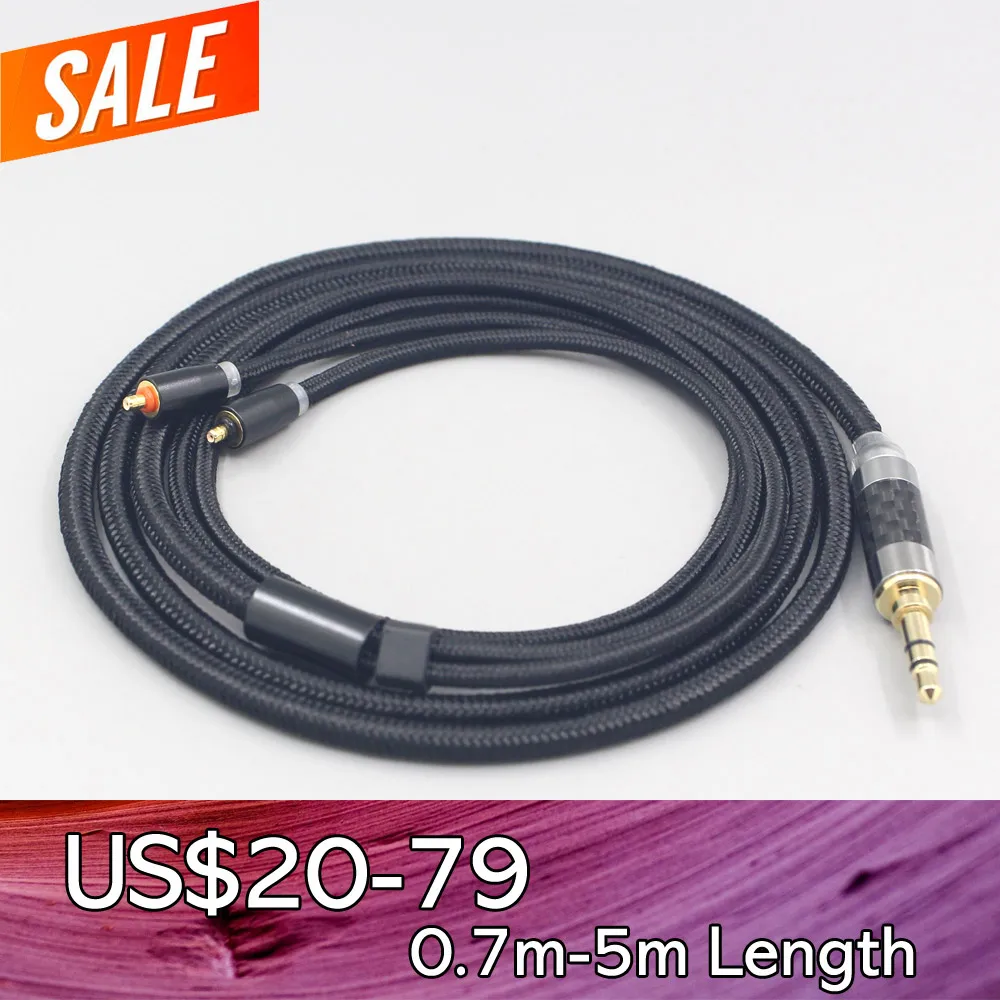 

Super Soft Headphone Nylon OFC Cable For UE Live UE6Pro Lighting SUPERBAX IPX Earphone LN007550