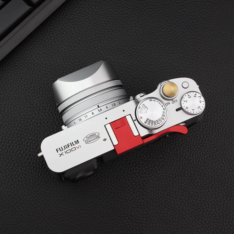 Haoge スクエアメタルレンズフード 富士フイルム Fuji X100VI X100V