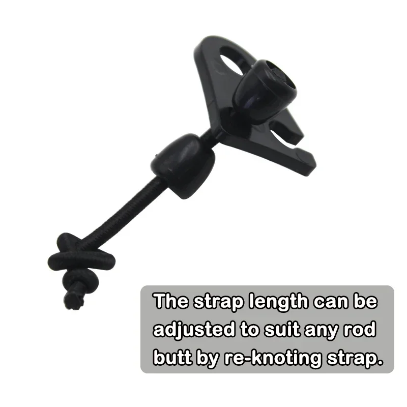 Fishing Rod 2PCS Carp Fishing Rod Rest Head Gripper for Rod Pod Holder with Clips