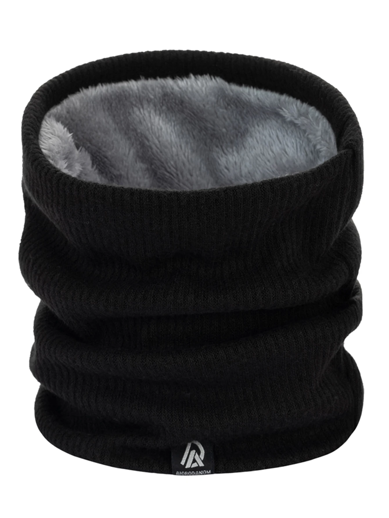Hot Sale Winter Knit Ring Scarf With Velvet Unisex Riding Wool Neckscarf Solid Neck High Collar 2024 Pollover Echarpe 5