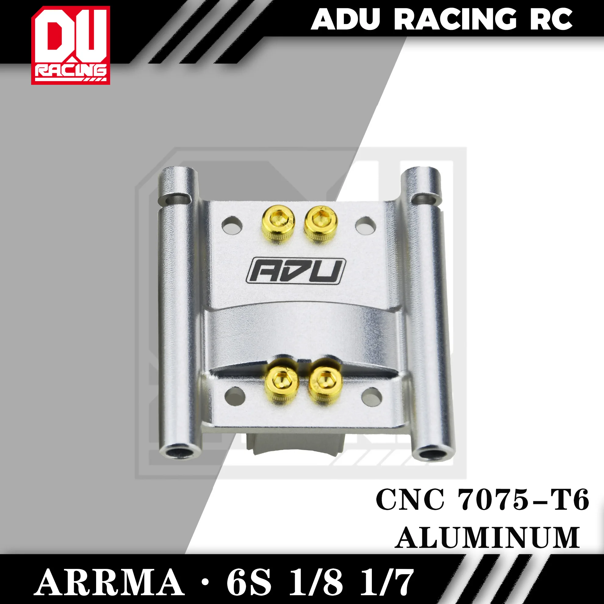 Racing CENTER DIFF GEAR COVER CNC 7075 T6 ALUMINUM For ARRMA 6S 1/8 AND 1/7 EXB go kart parts rc car parts