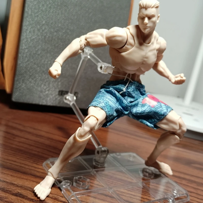 Romankey X COWL 1/12 Scale Male Action Figure Body - Pale Flexible